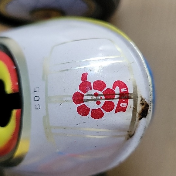 Vintage Tin Motorcycle w/Sidecar Windup Toy #605 - Picture 4 of 6